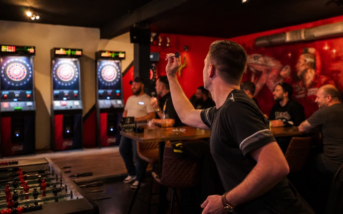 Darts-Rangliste in der Lightning Sportsbar