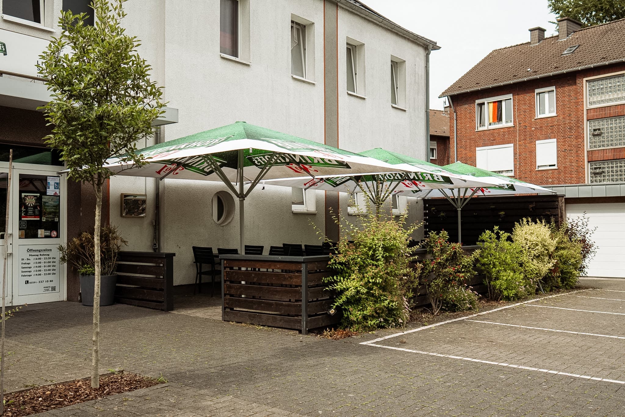 Sommergarten der Lightning Sportsbar in Lüdinghausen